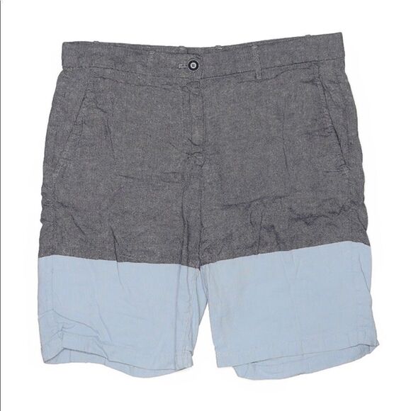 GAP Khakis Boyfriend Shorts Chino Clean Blue - Picture 1 of 3